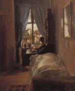 The Artist-s Bedroom in the Ritterstrabe Adolph von Menzel